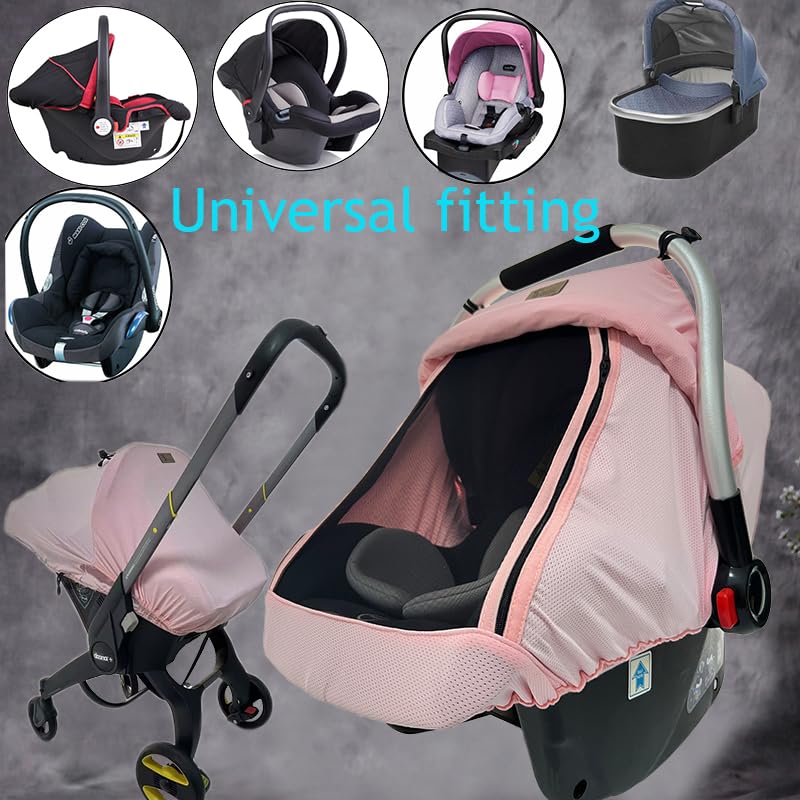Yazely car seat cover in pink makes a thoughtful shower gift