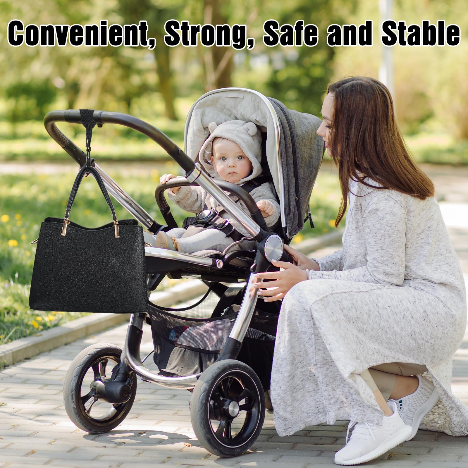 YBEATY versatile clip for shopping trips and daily errands.