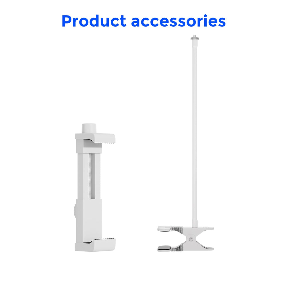 Ybludiy universal-bracket-bassinet-attachment demonstrates safe, hands-free monitor positioning near baby.
