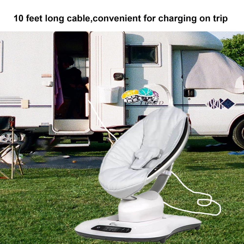 YBSCJHGR power cord with 10-foot cable offers versatile placement for comfortable use around the nursery.