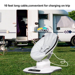 YBSCJHGR power cord with 10-foot cable offers versatile placement for comfortable use around the nursery.