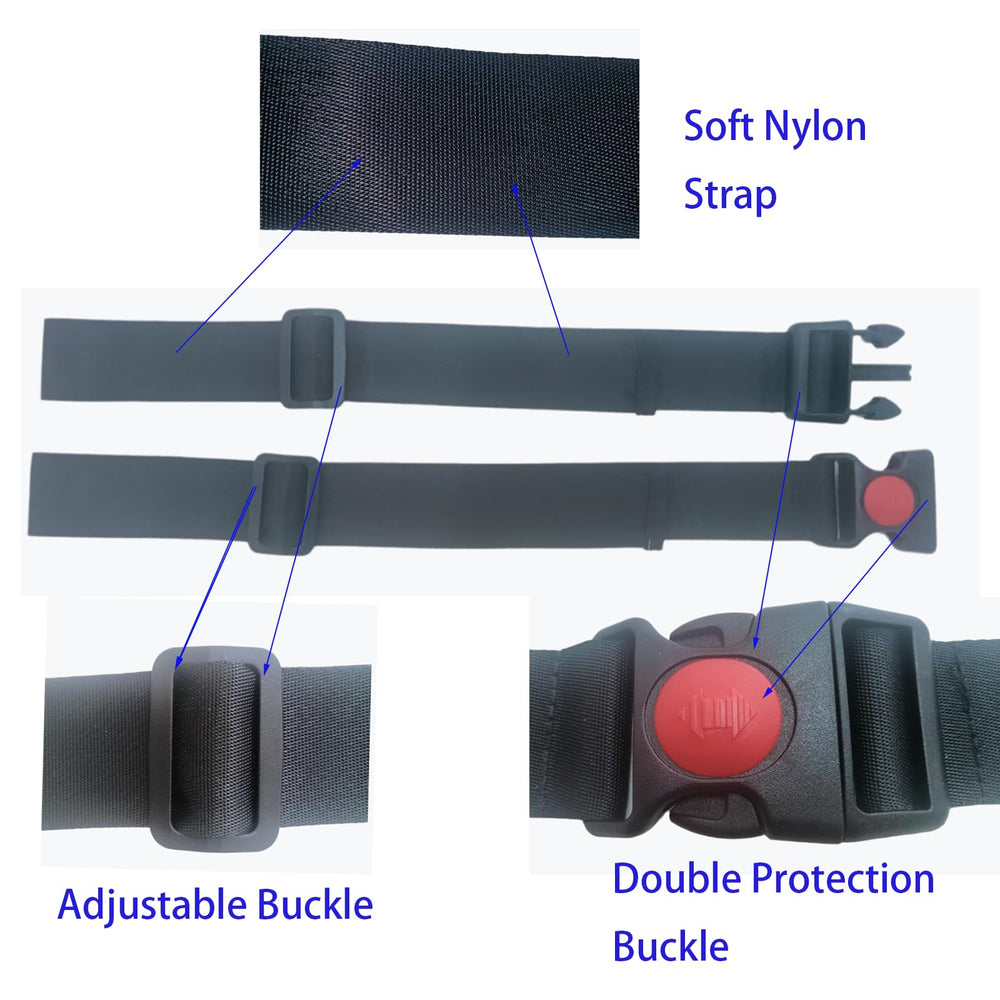 YBWYDH adjustable soft nylon strap close-up enhances comfort