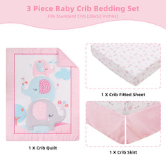 YCDTMY fitted sheet for standard cribs provides a snug, secure fit.