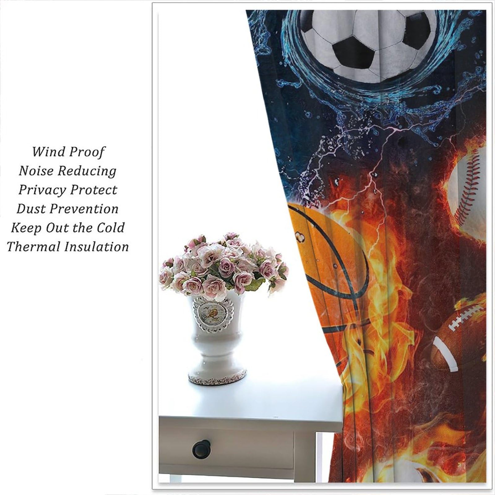 YCness nursery and dining room curtains versatile decor that brightens spaces.