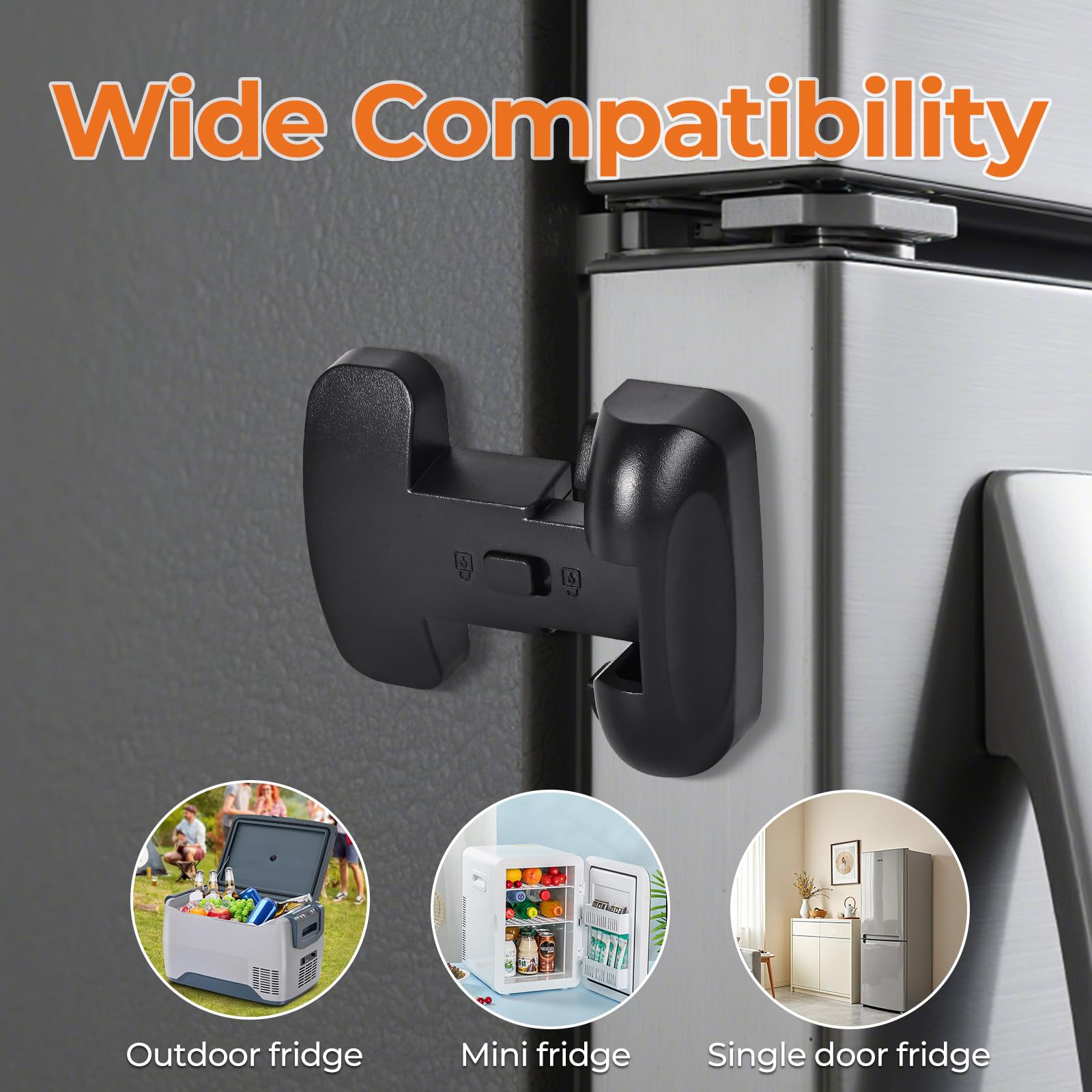 YCT lock installs without tools for quick fridge safety
