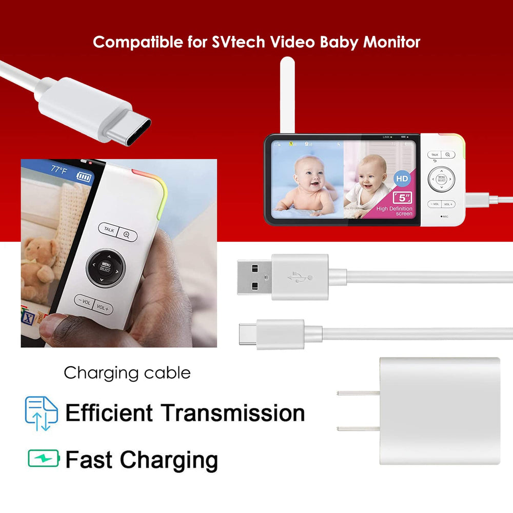 ycwwzzh VTech RM5754 monitor charger cable for steady power