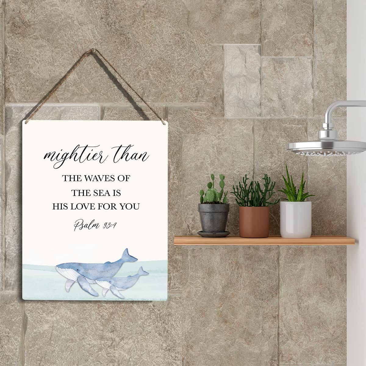 YCYD easy hanging wood sign with twine holes—versatile for home or classroom.