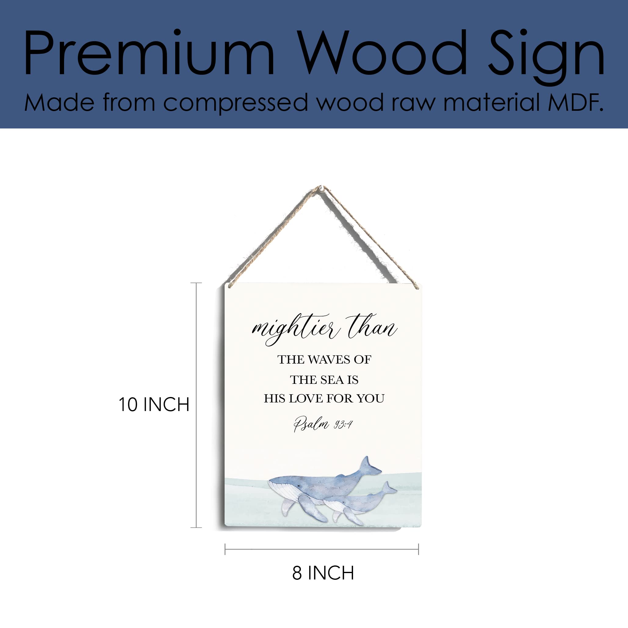 YCYD office classroom decor 8x10 scripture sign—adds character and focus.