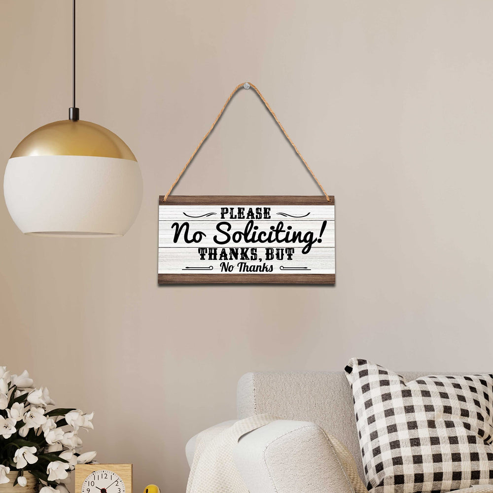 Ycyfckdr no soliciting sign nursery decor adds calm boundary cue