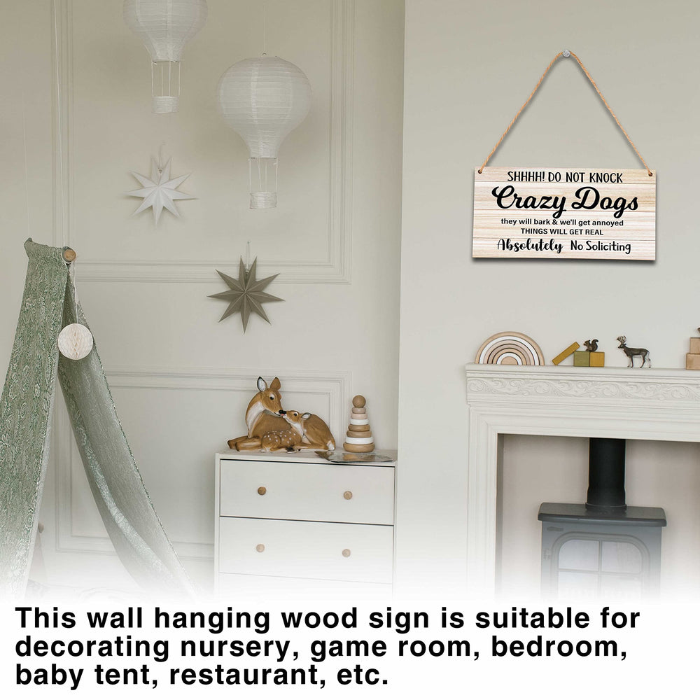 Ycyfckdr Nursery sign adds rustic warmth to baby room decor.