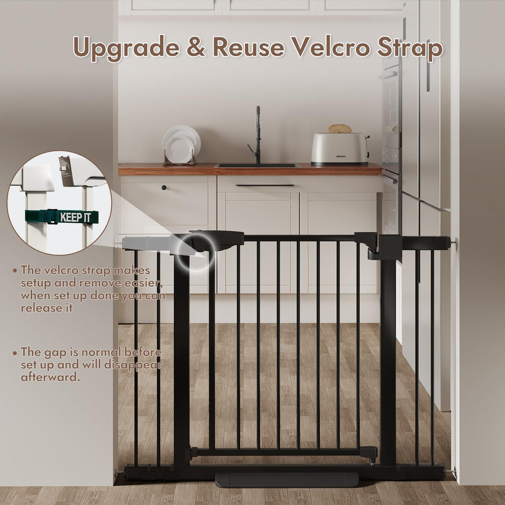 YDTOP pressure-mount installation offers tool-free, wall-friendly setup.