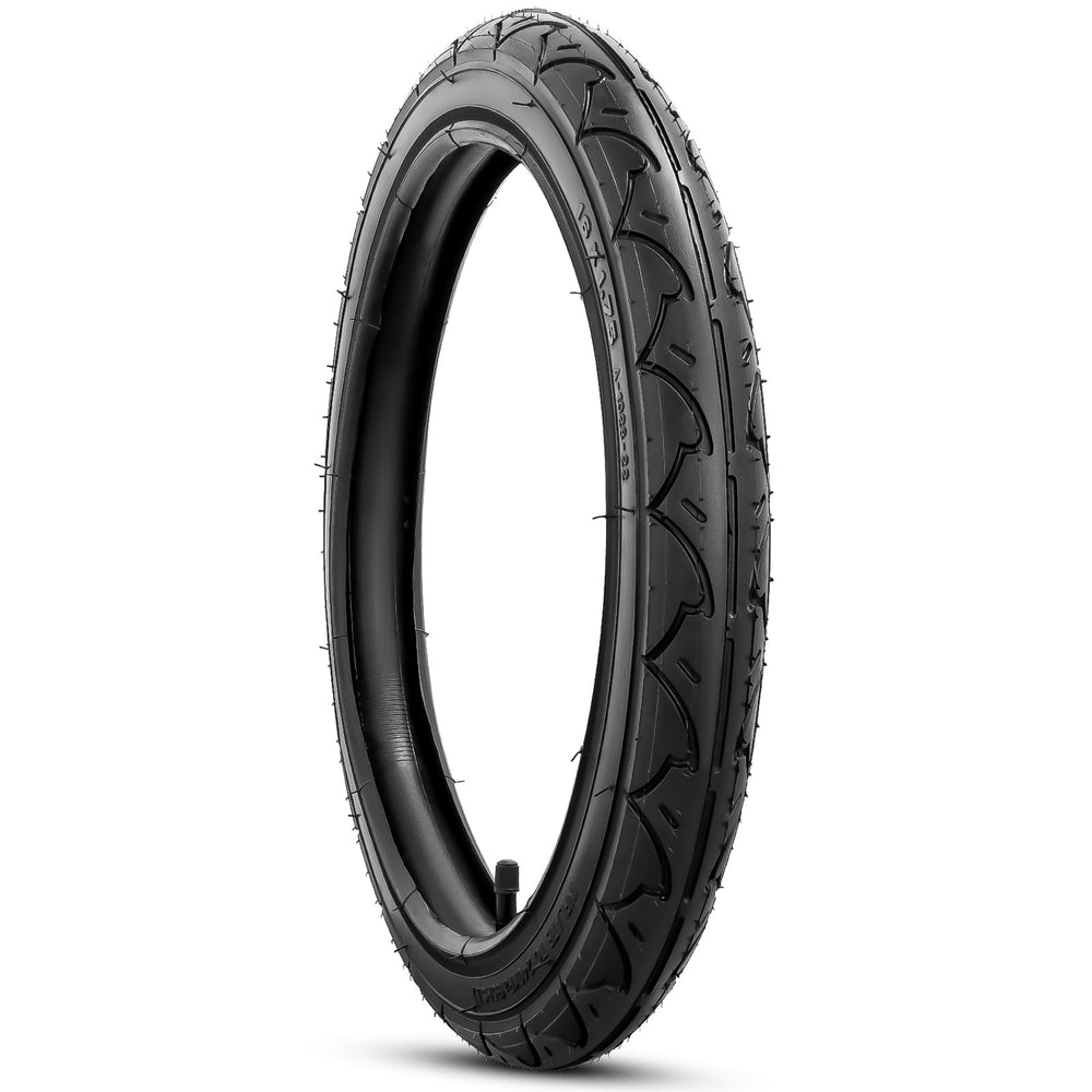 YeYouC rear 16x1.75 folding tire ready for quick transport