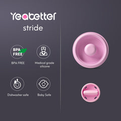 Yeabetter pump seals with Elvie Stride provide a secure closed system.