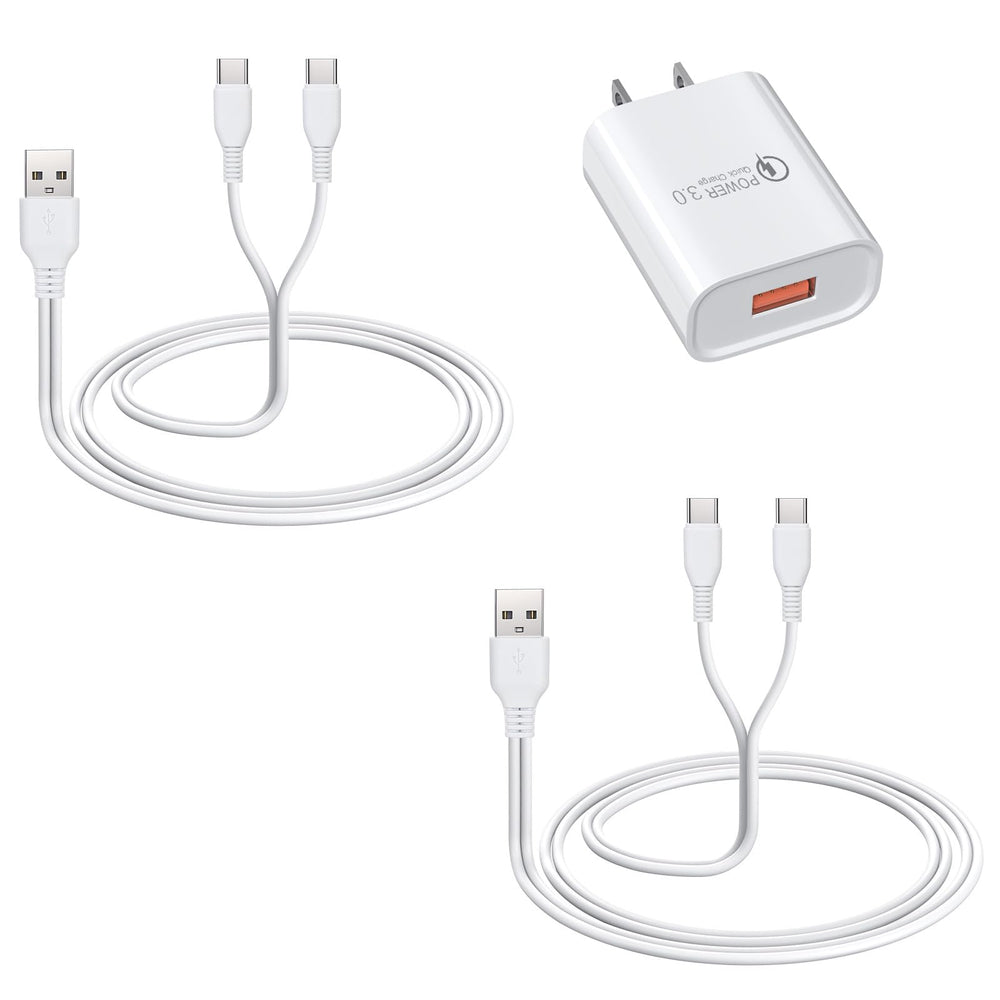 YEAOI dual charger powers Momcozy M5 and M6 pumps together for streamlined sessions.