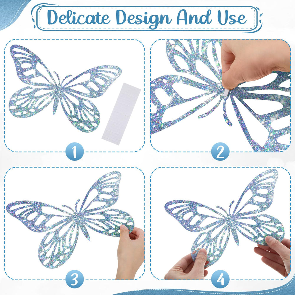 Yeaqee butterfly style2 large creates a dramatic wedding backdrop.