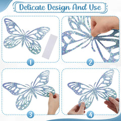 Yeaqee butterfly style2 large creates a dramatic wedding backdrop.