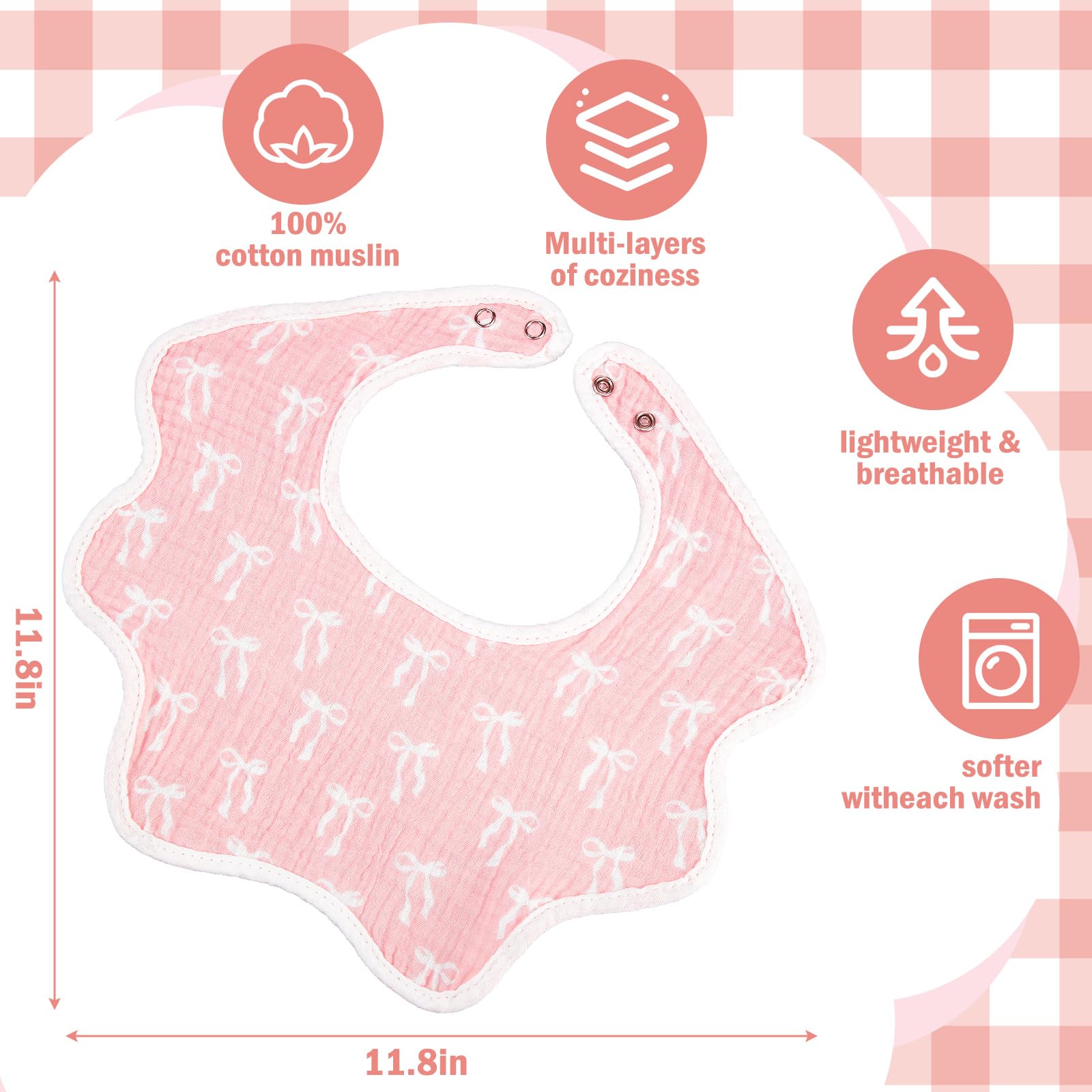 Yearntown adjustable snaps closeup demonstrates secure fit for ages newborn to 3 years