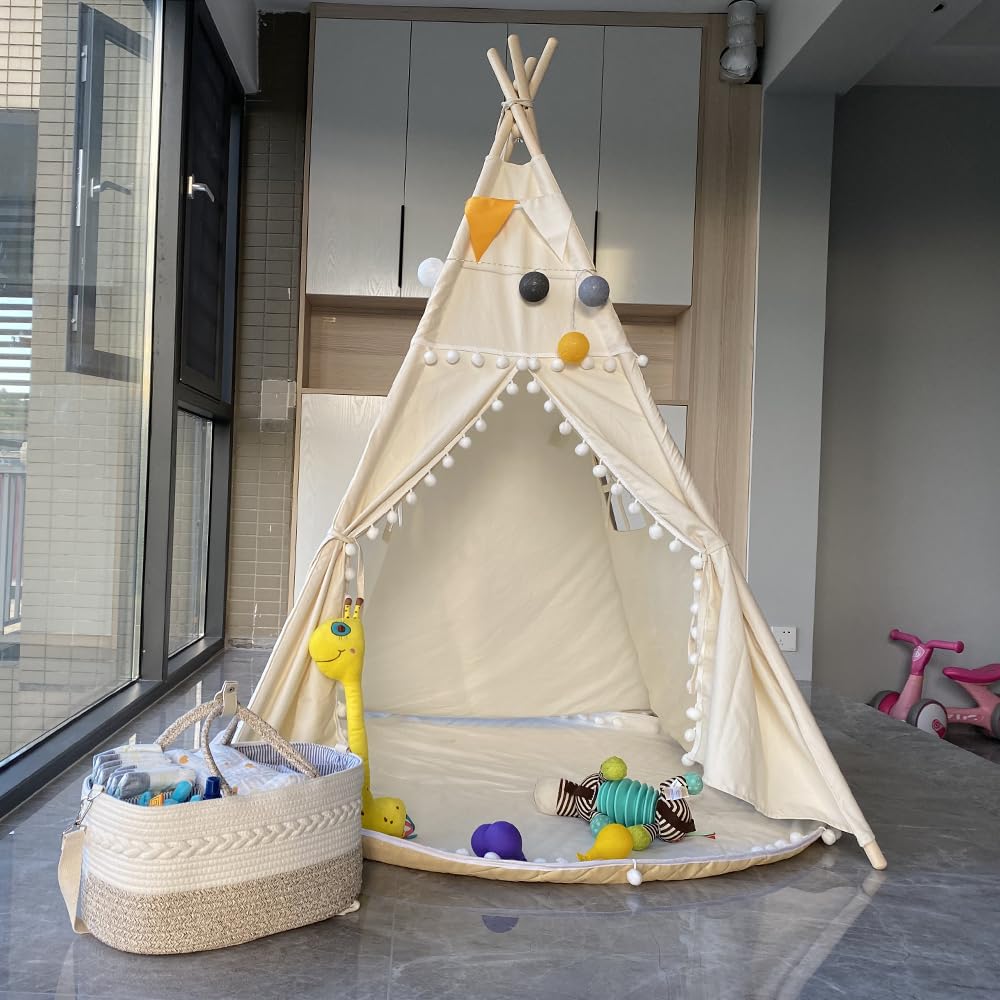 YeaYee diaper caddy nursery flatlay displays its large capacity.