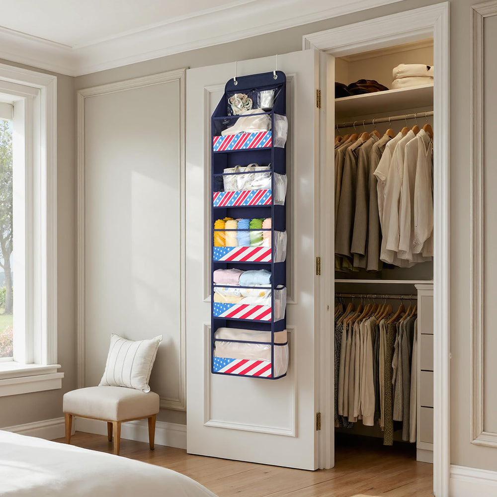 Yecaye fits standard doors from 1¼ to 1¾ inches, expanding doorway storage