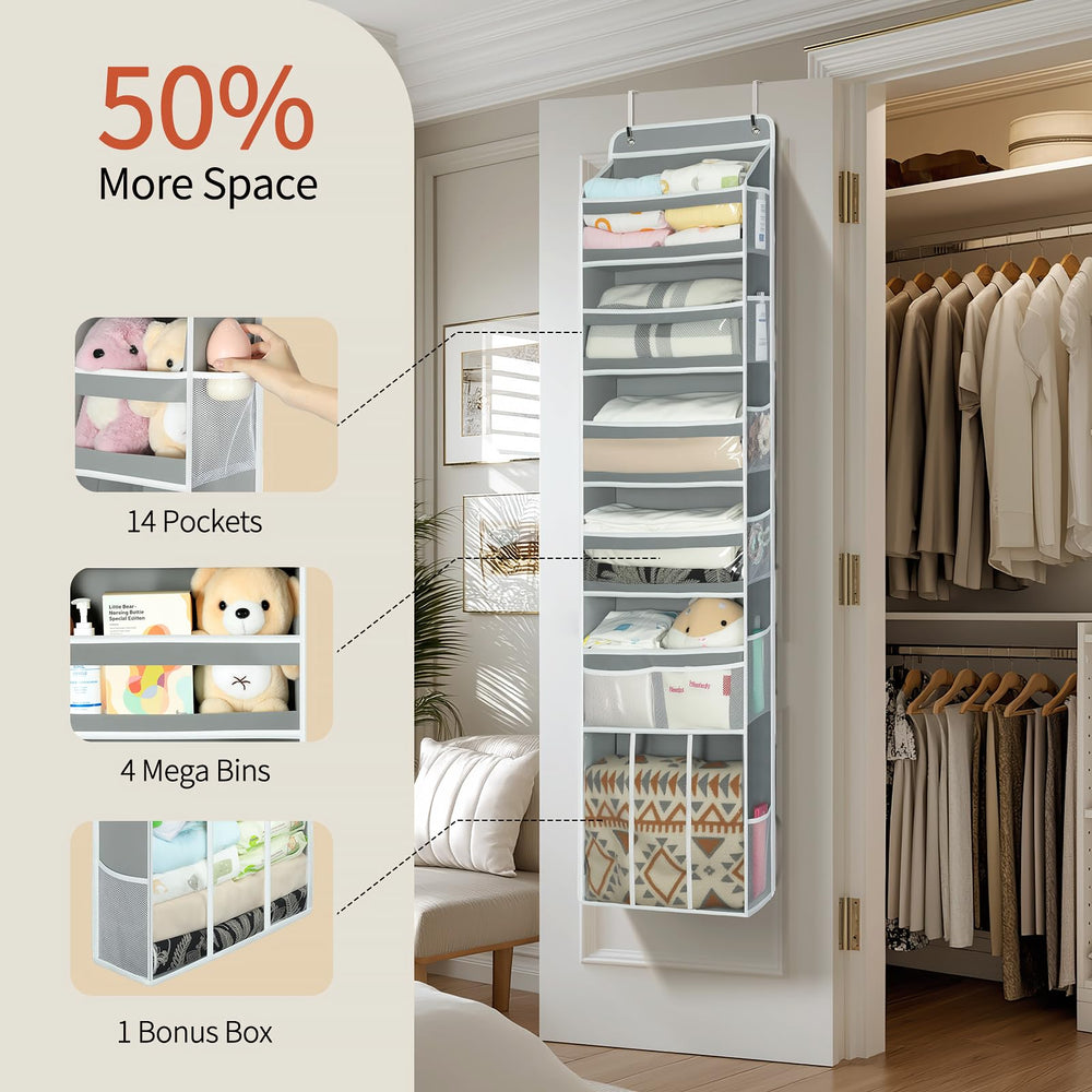 Yecaye see-through windows highlight quick access while keeping items neatly contained.