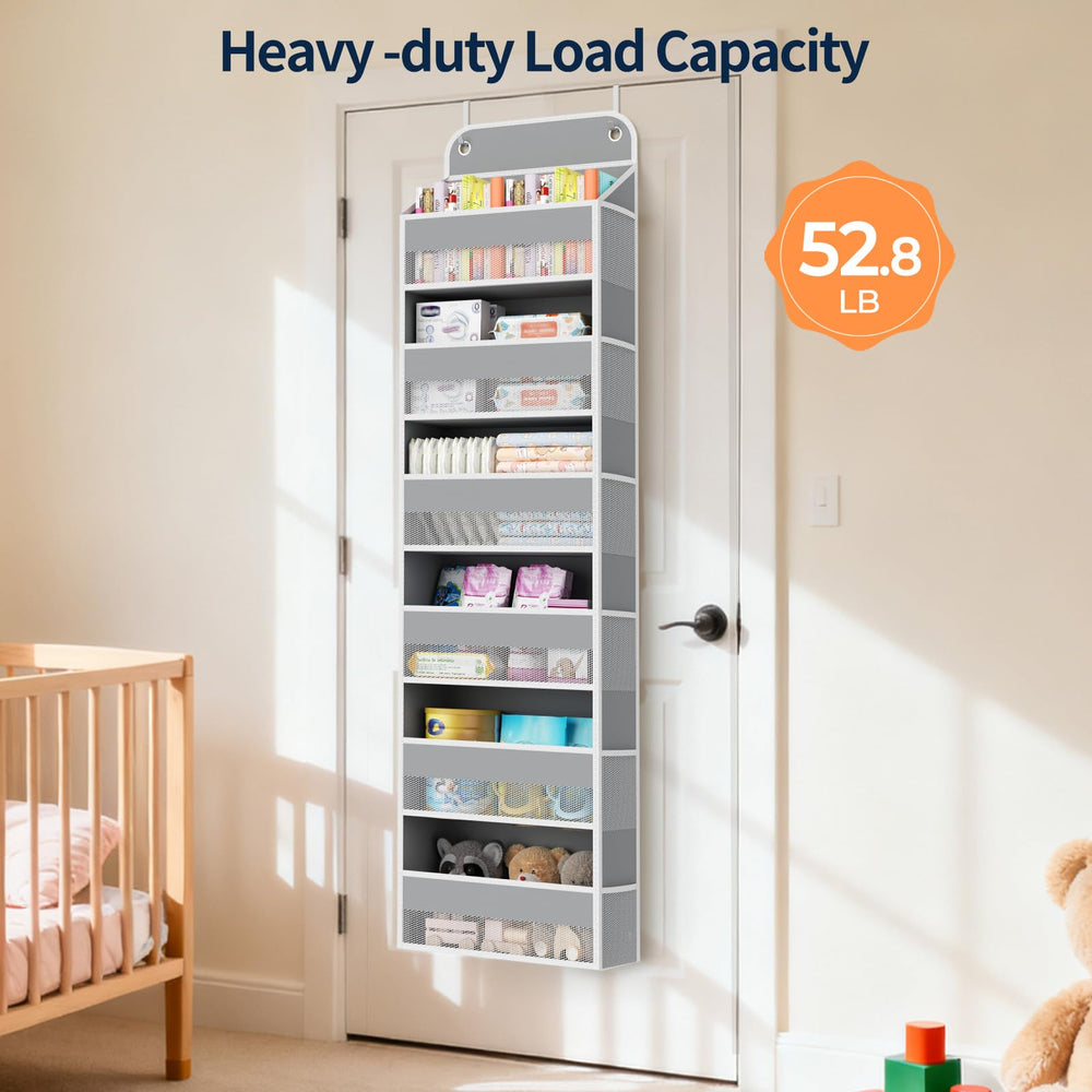 Yecaye 52.8 lb load capacity preserves door stability during use.