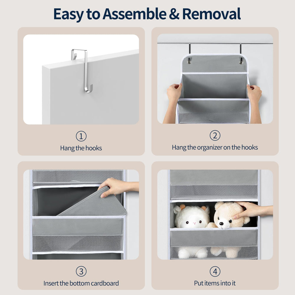 Yecaye versatile organizer suits nursery, dorms, bathrooms and more.