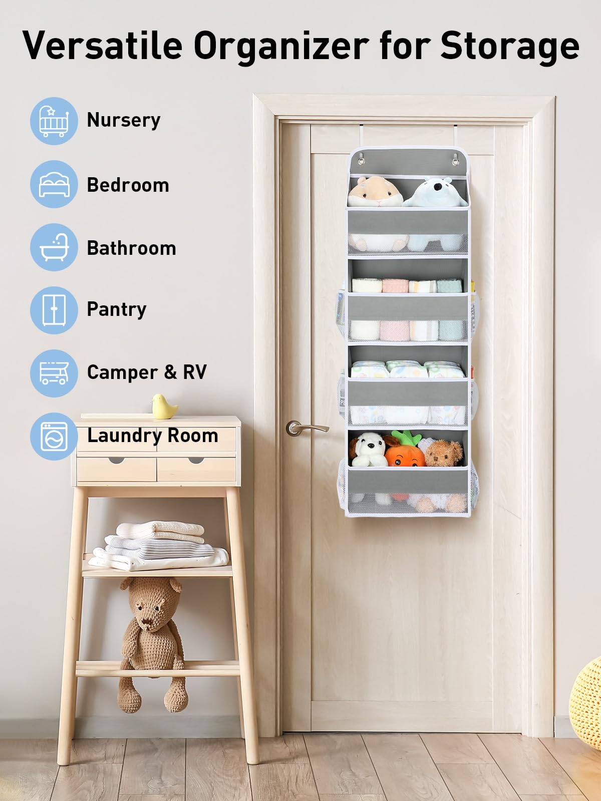 Yecaye swing-proof design helps the unit stay steady on frequent door use.