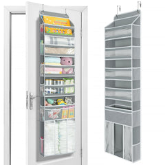 Yecaye 6-tier over-the-door organizer main view demonstrates expanded storage for nursery clutter.