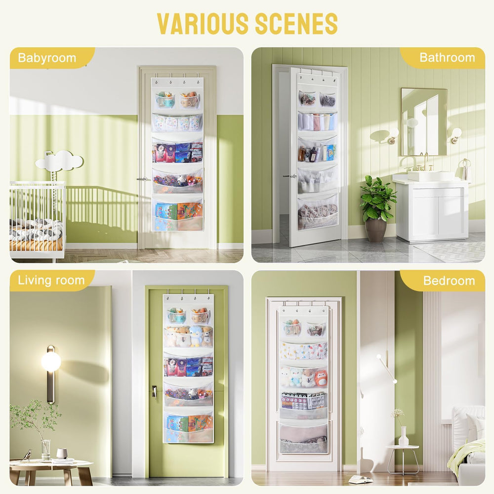 Yecaye door organizer can help you tidy space while showcasing your plush collection