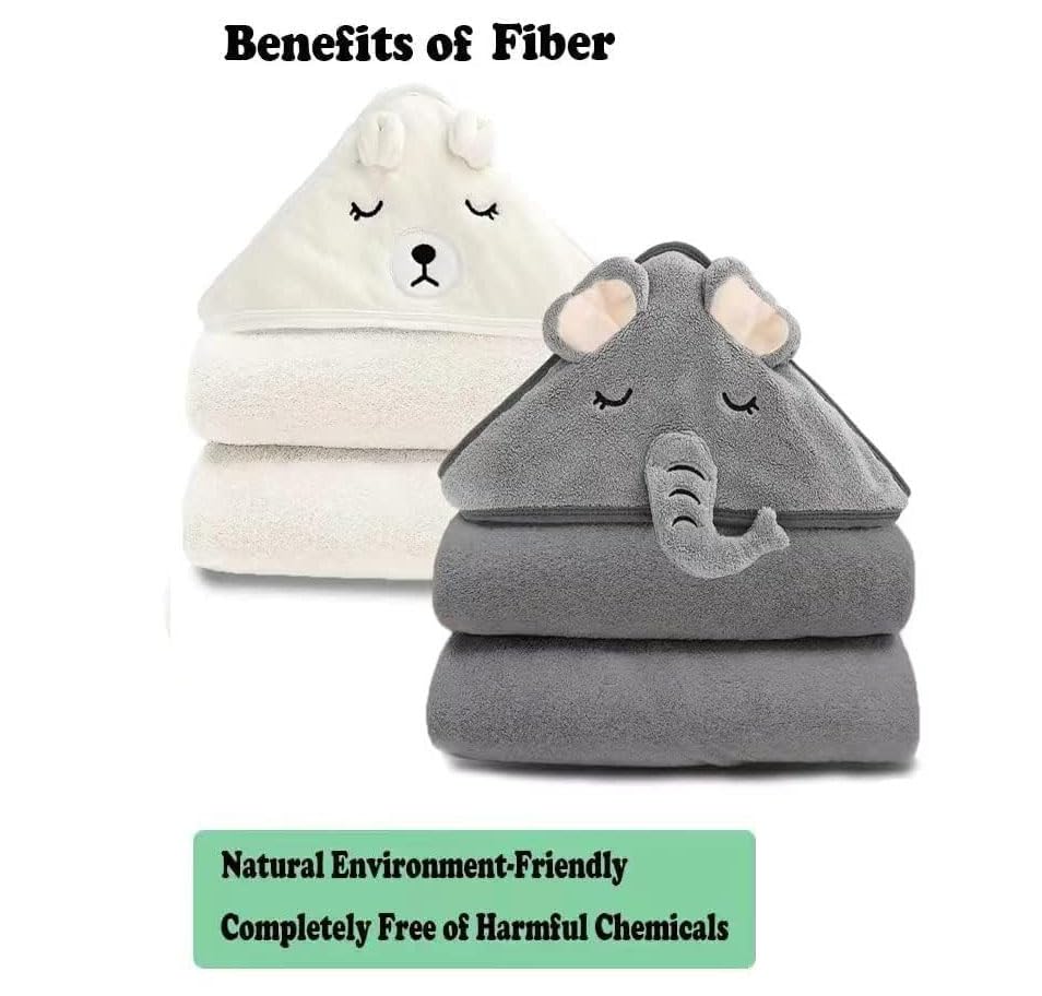 YECELINST URSEORY 31x31 towel size; generous coverage for newborns to toddlers