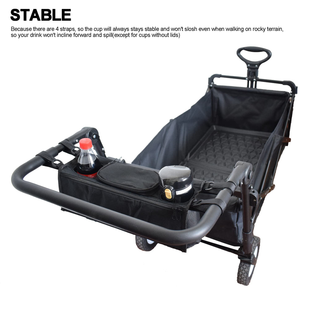 YEEDO cup holders accommodate up to 3.2-inch diameter bottles for easy access.