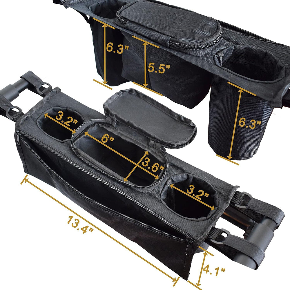 YEEDO handle-width guidelines show 13.4–22.5 inch fit in action.