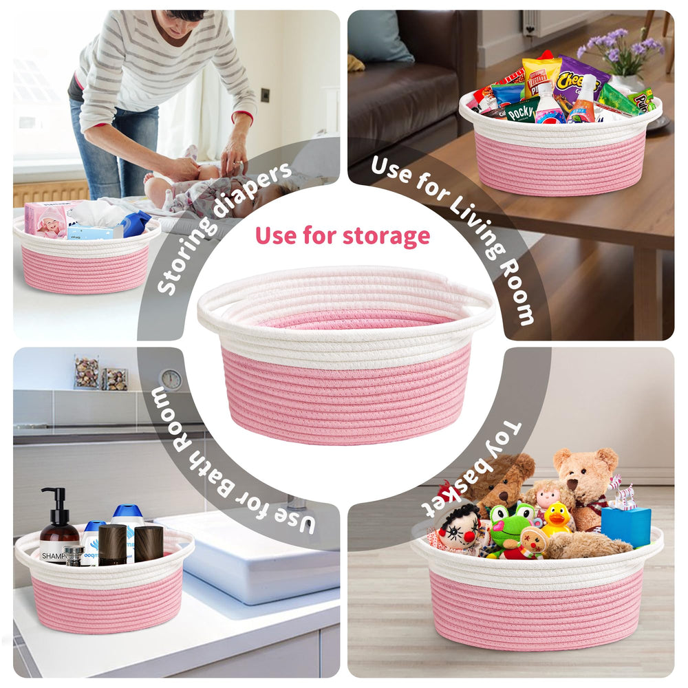 Yeeeasy basket for toy storage in nursery or playroom.