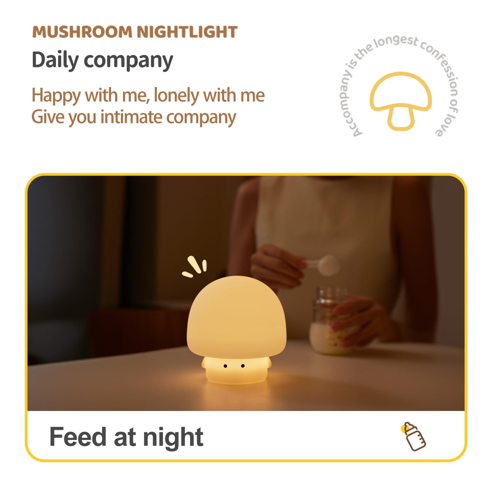 YEEFIGRO gift-ready baby night light ideal for baby showers and birthdays