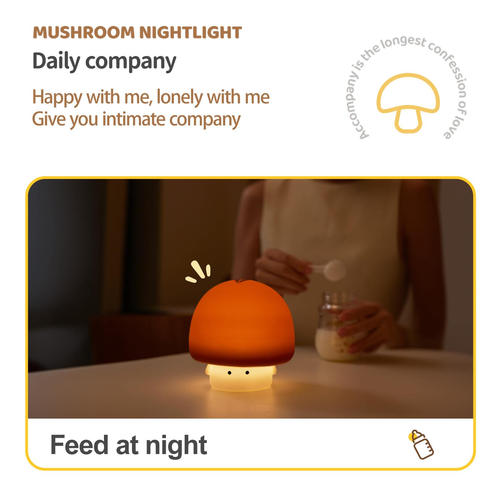 YEEFIGRO gift-ready night light makes a charming baby shower gift.