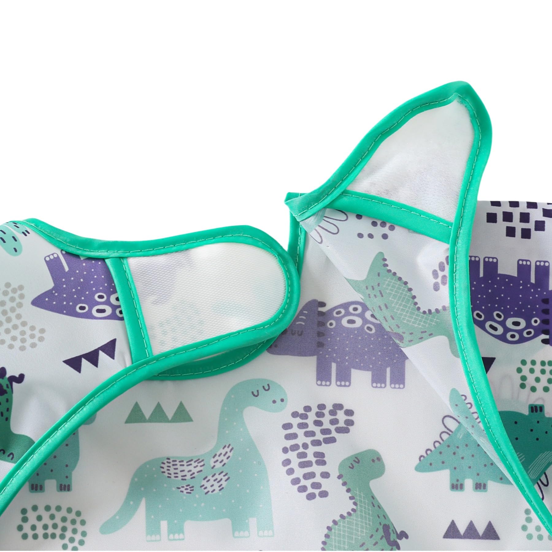 YeeLauf Sleeved Bib wipe-clean option suits quick on-the-go cleanup.