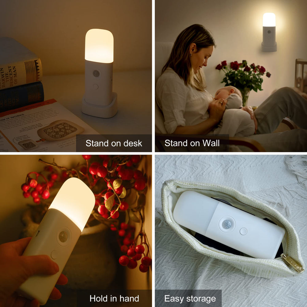 YELKO motion sensor activates up to 10 feet for hands-free lighting.