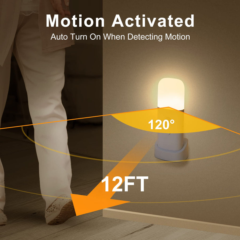 YELKO dimmable night light shows five brightness levels for versatility.