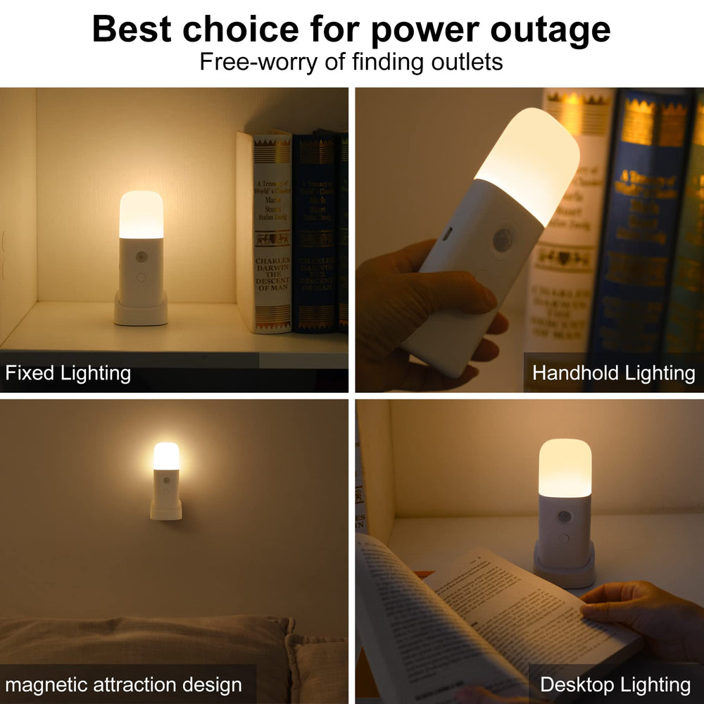 YELKO portable night light ideal for closets, hallways, and travel.