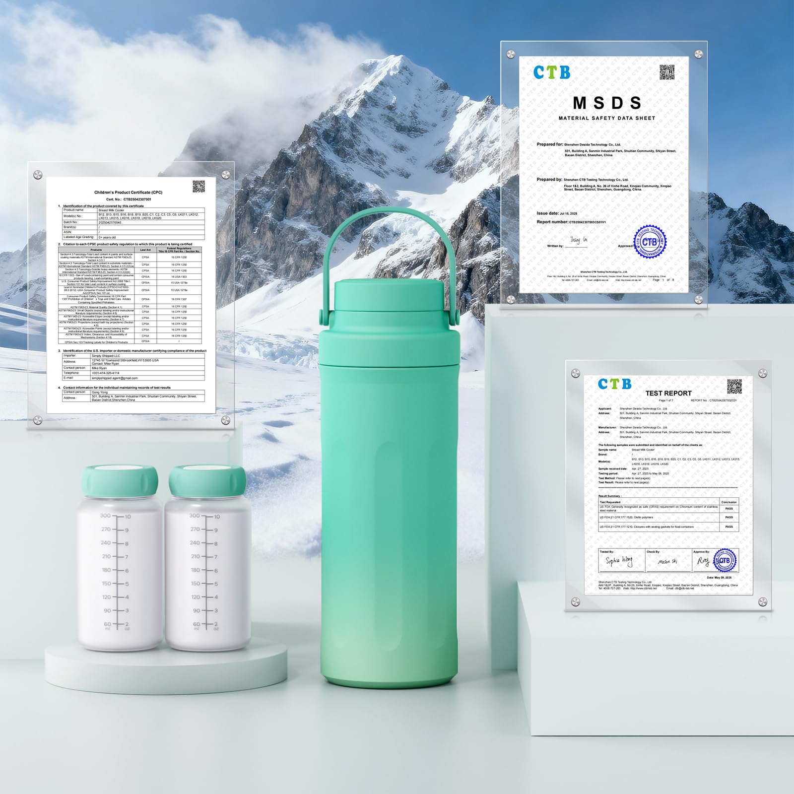 YELLNIDD ice-free-operation shows no ice needed for everyday convenience.