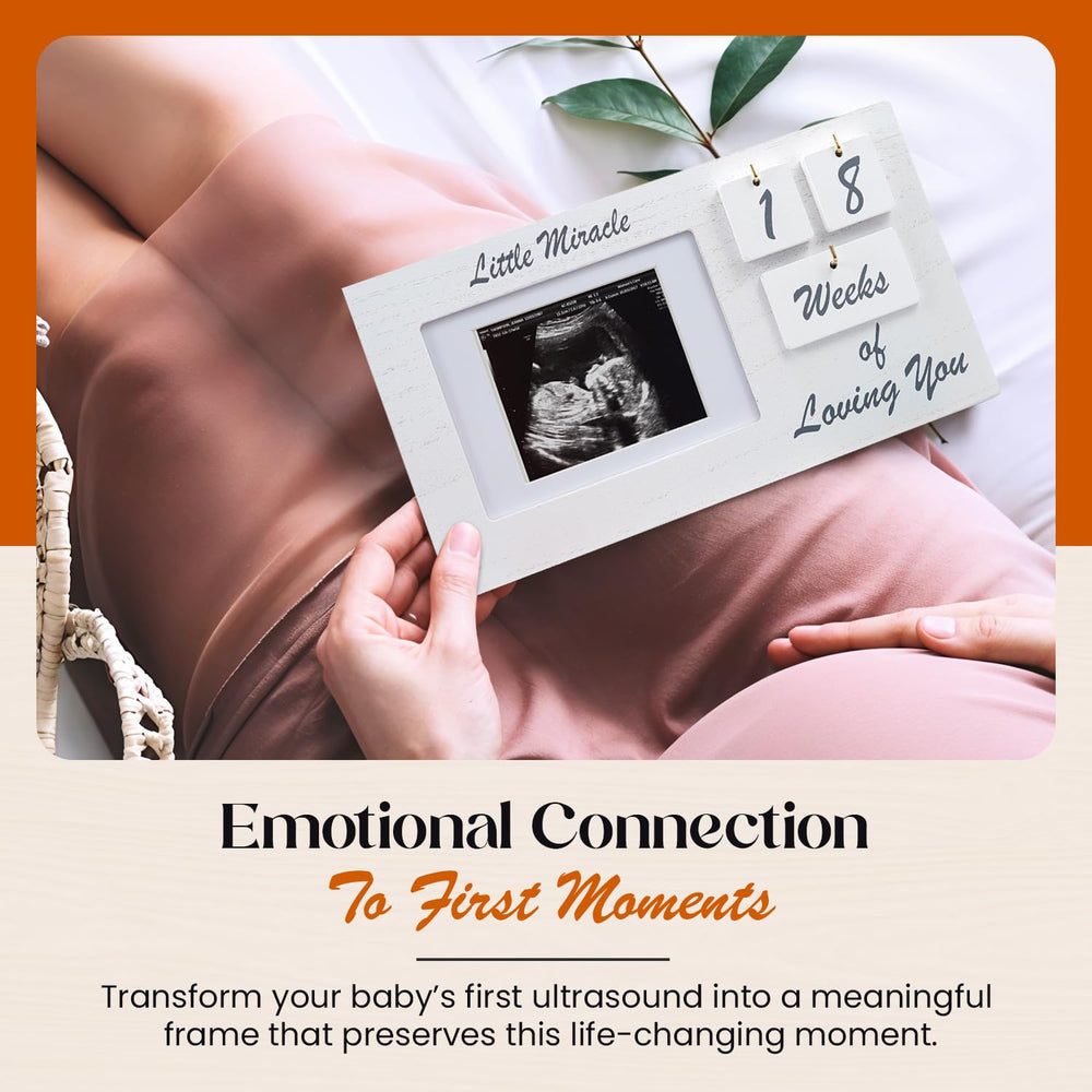 YelloIris white ultrasound-frame hanging-hardware ensures secure, simple wall mounting.