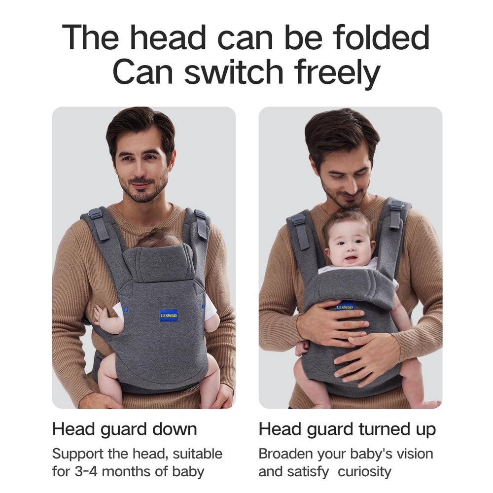 YEMKEZO front-facing position supports curious baby exploration