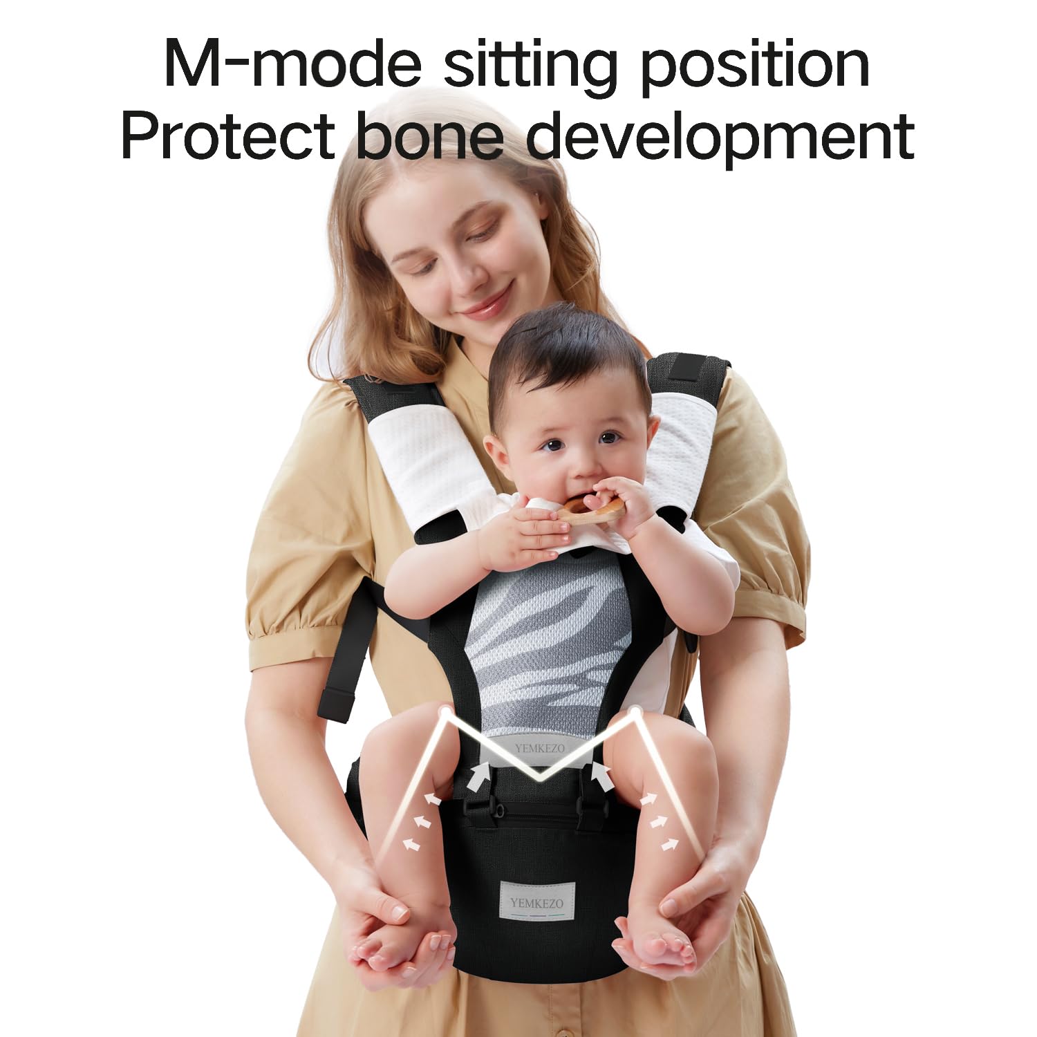 YEMKEZO newborn cradle mode for cozy early bonding