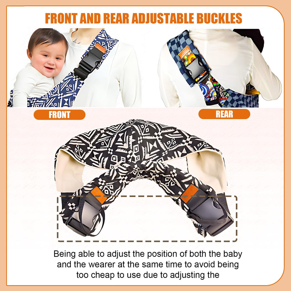yemyig baby sling adjustable length grows with baby comfort
