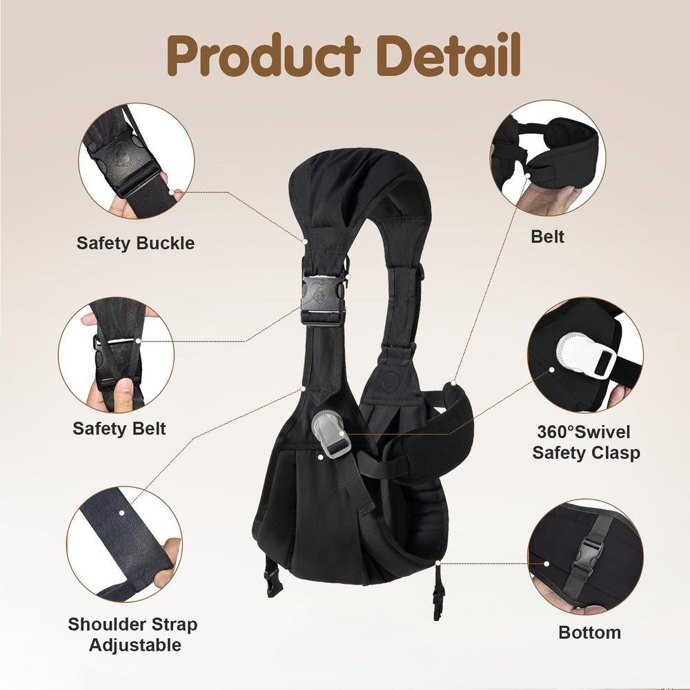 Yemyig adjustable shoulder straps highlight growth-friendly comfort.