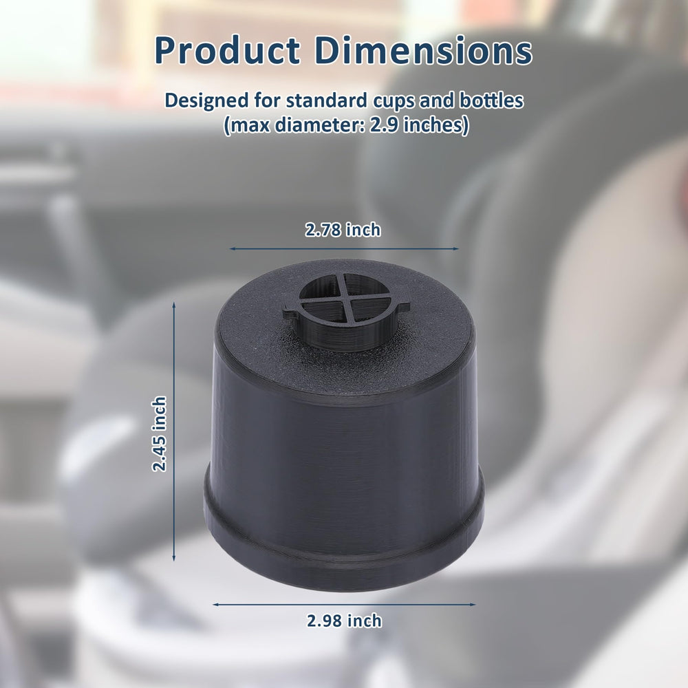 YENANA 2-pack cup holder snaps into place quickly for tool-free installation.