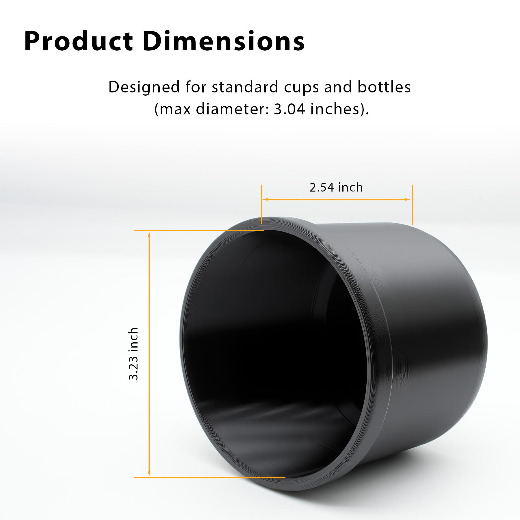 YENANA cup holder secure-fit keeps beverages steady on rides.