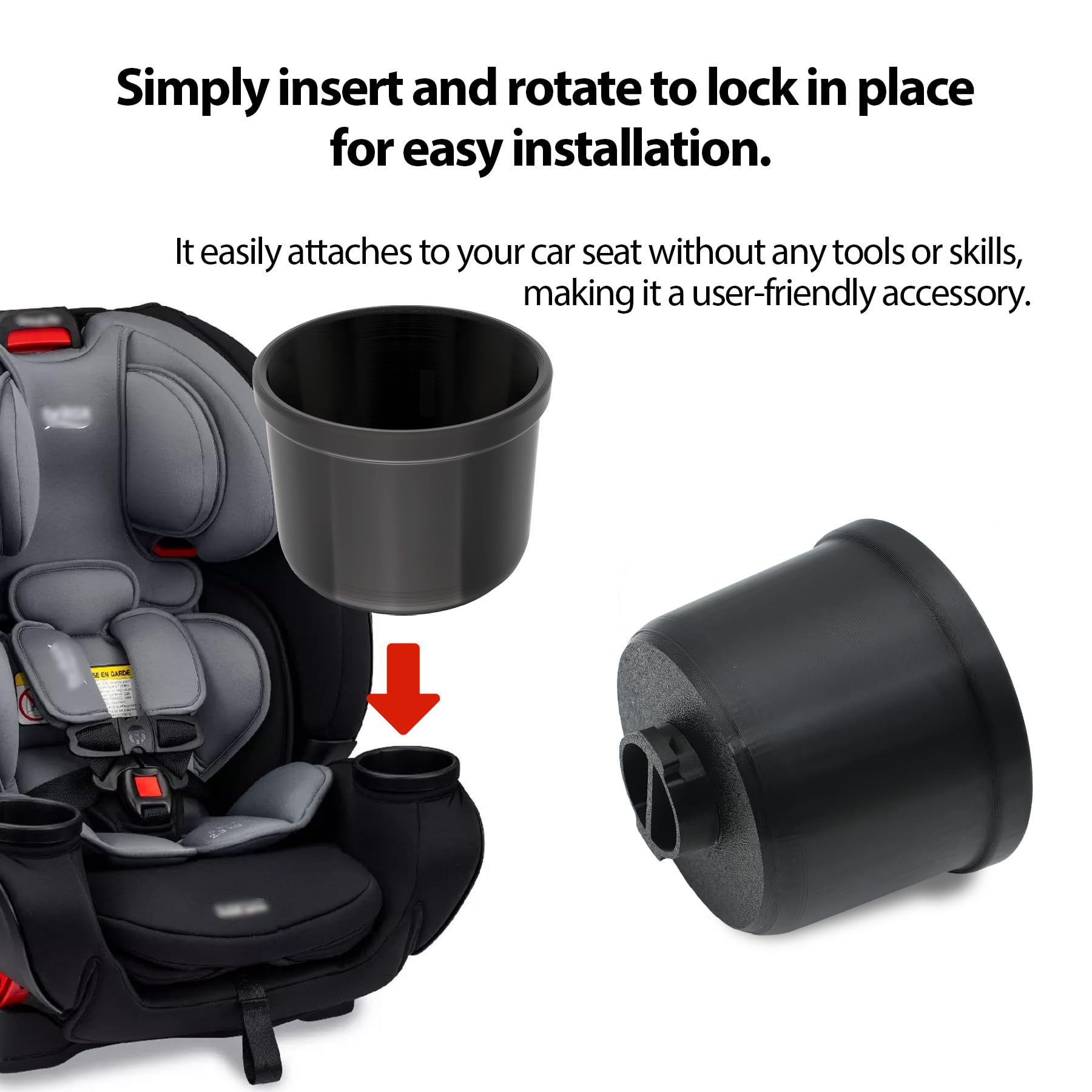 YENANA two-pack cup holder set provides backups for busy families.