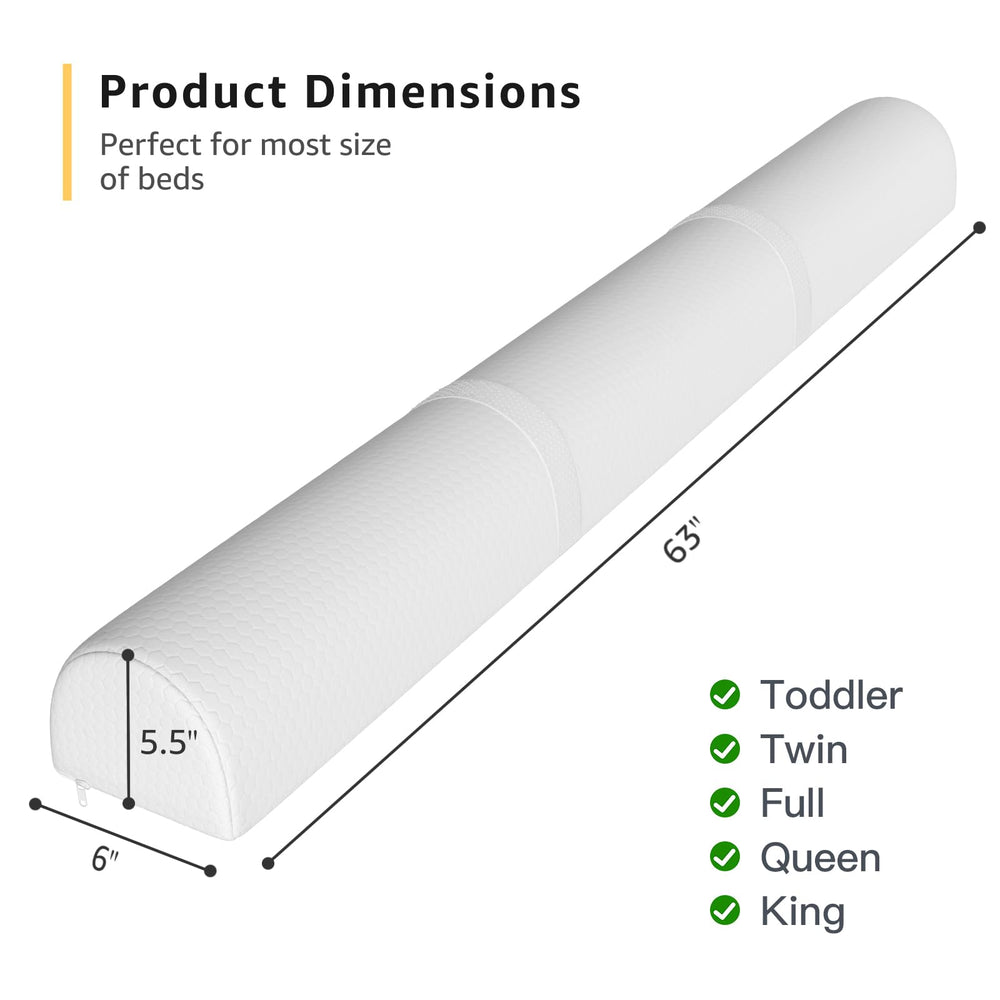 YENING 63-inch bumper dimensions showing generous coverage