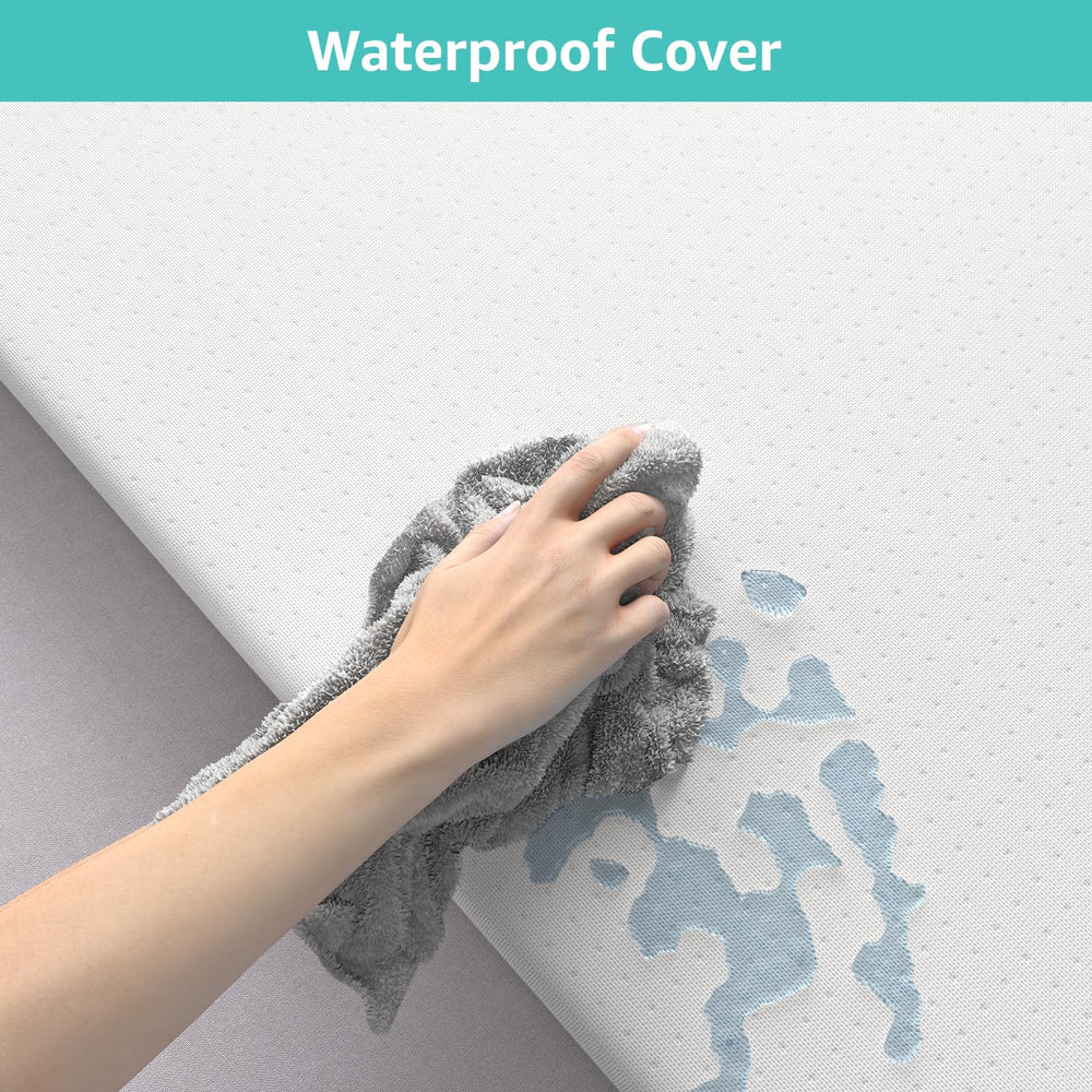 YENING pack and play mattress pad fits standard 38x26 dimensions for snug comfort.